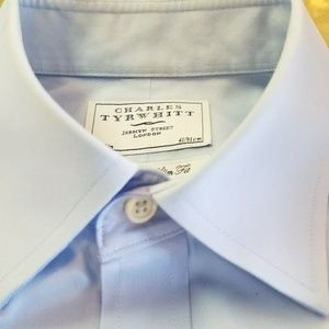 Like new (but not) sky blue dress shirt